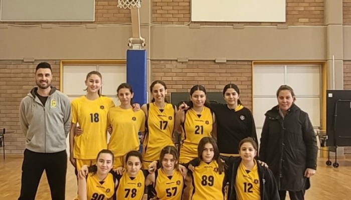 Junior girls basketball team
